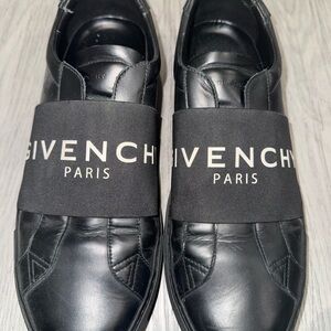Givenchy Black Leather Men's Sneakers